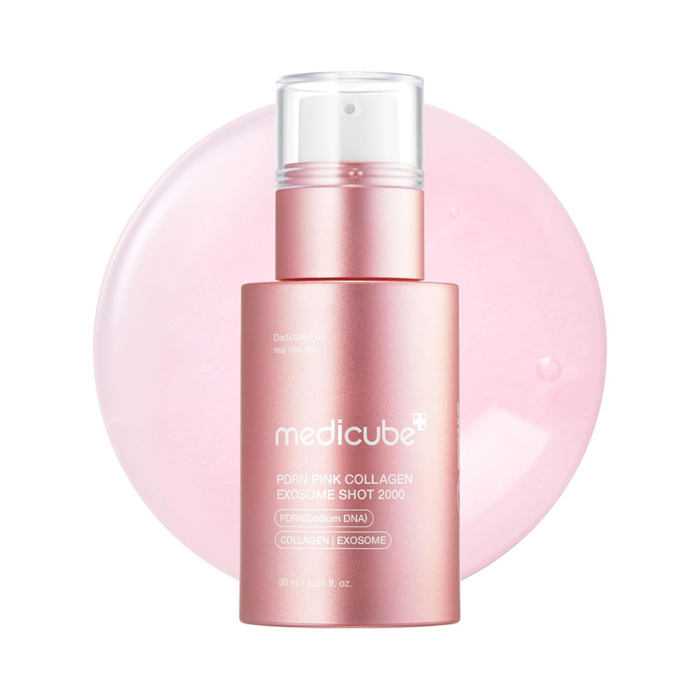 Sérum Medicube PDRN Pink Collagen Exosome Shot 2000 Antiedad 30 ml