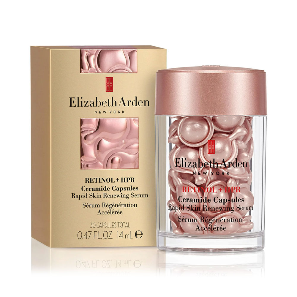 Sérum Renovador Elizabeth Arden Ceramide Retinol + HPR 30 Cápsulas Antiedad