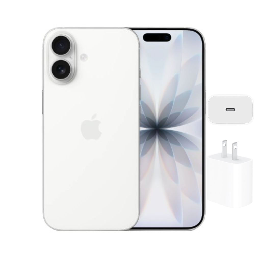 Celular Apple iPhone 17 256GB eSIM 120Hz White + Cargador 20w