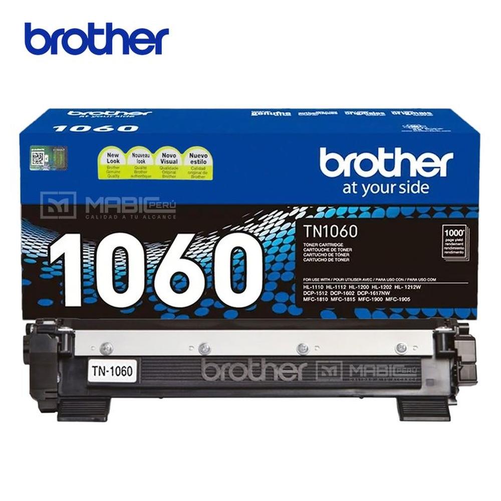 Toner Brother TN-1060 Negro HL-1202 1212W DCP-1602 1617NW Original
