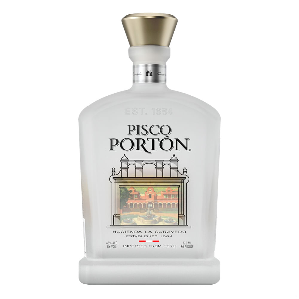 Pisco Portón Mosto Verde Acholado 375ml