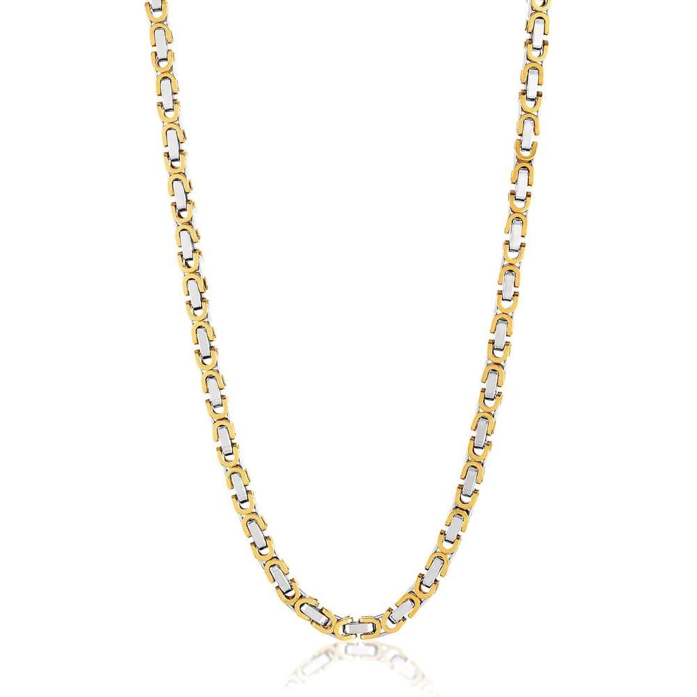 COLLAR INVICTA JEWELRY 8 MM HOMBRE | ORO