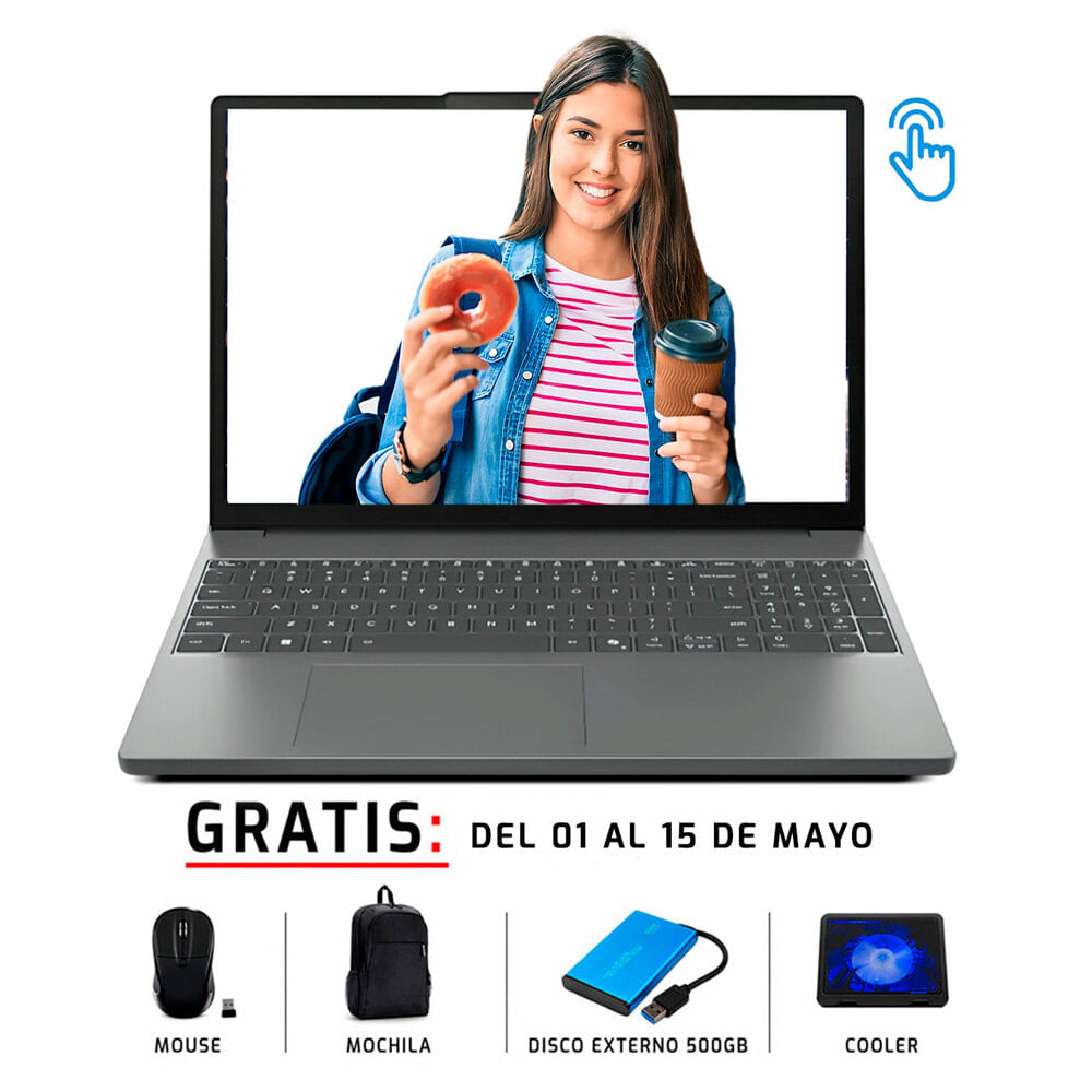 Laptop LENOVO IDEAPAD SLIM 3 15IRH10 15.3 touch Intel Core i5 13420H 16GBLPDDR5 500GB