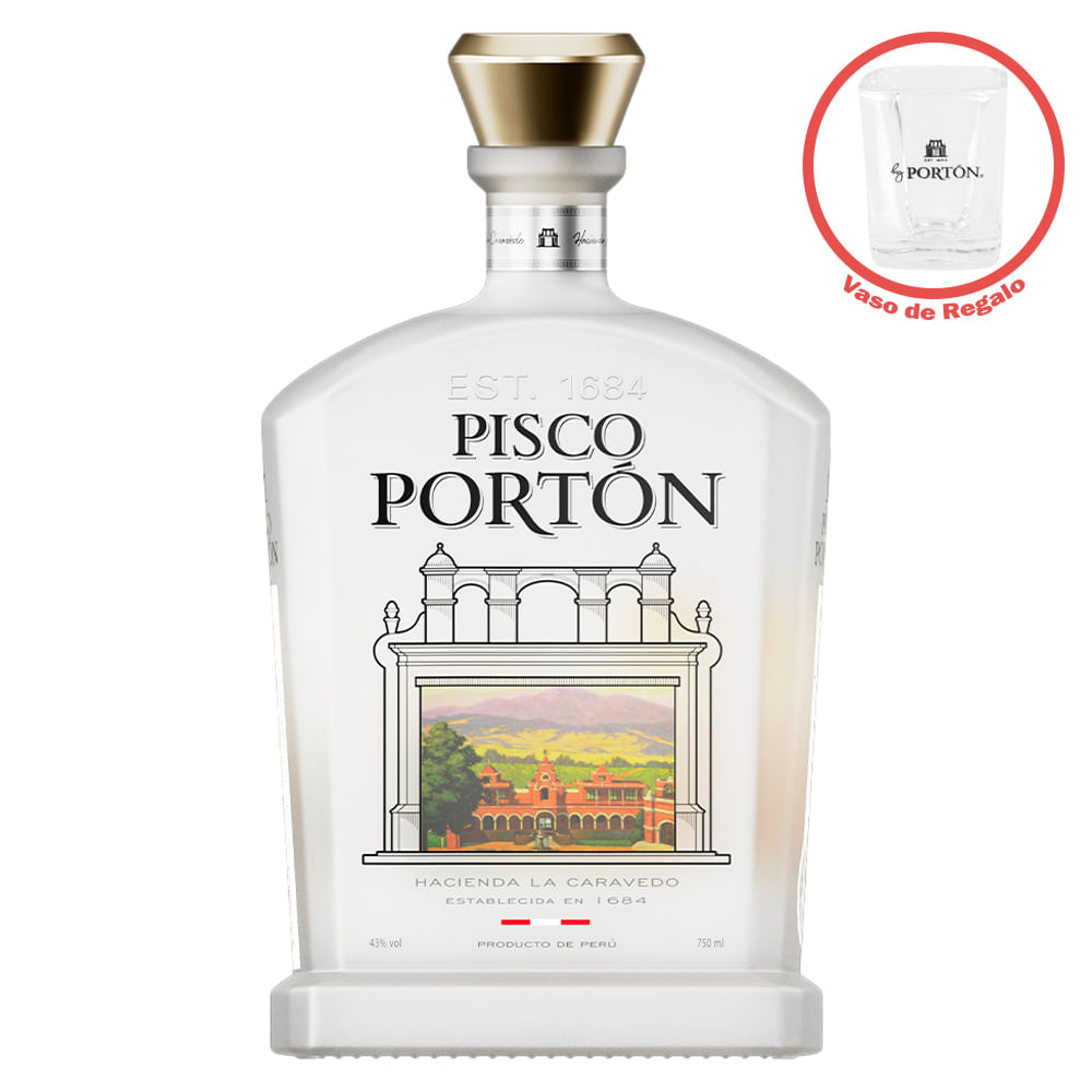 Pisco Portón Mosto Verde Acholado 750ml