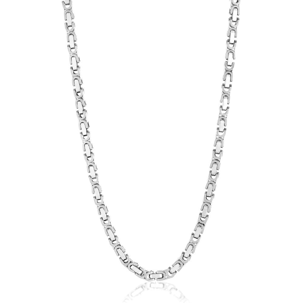 COLLAR INVICTA JEWELRY 8 MM HOMBRE | PLATA