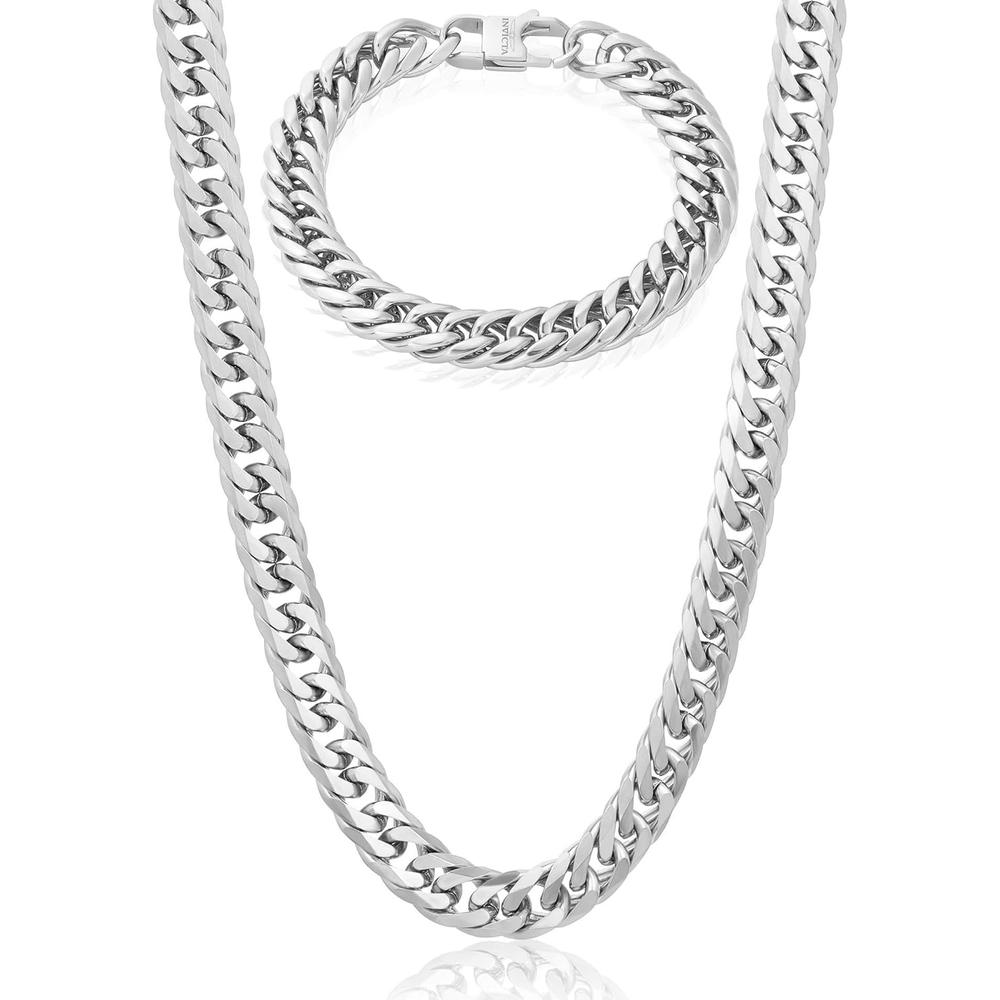SET INVICTA JEWELRY HOMBRE | PLATA