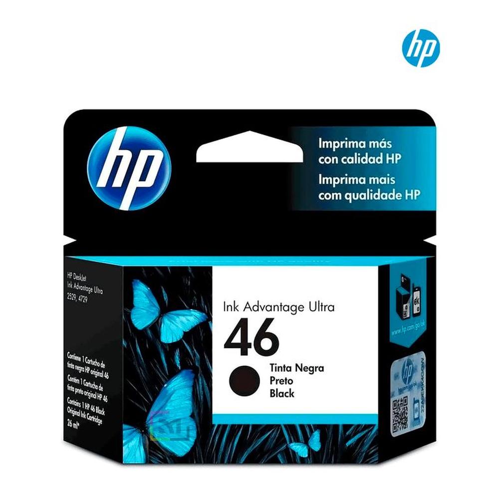 Cartucho HP 46  Negro  CZ637AL original