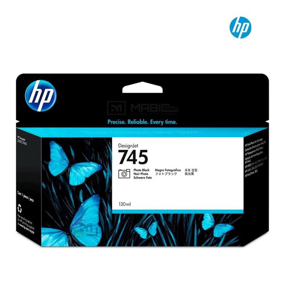 Cartucho de Tinta HP 745 Negro Fotográfico F9J98A Original