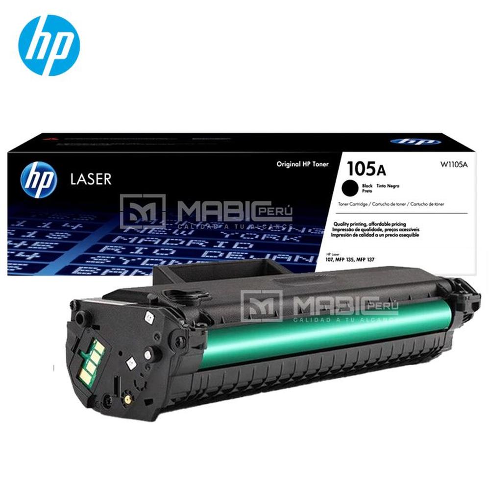 TONER HP 105A NEGRO W1105A LJ 107w 135w 137fnw ORIGINAL