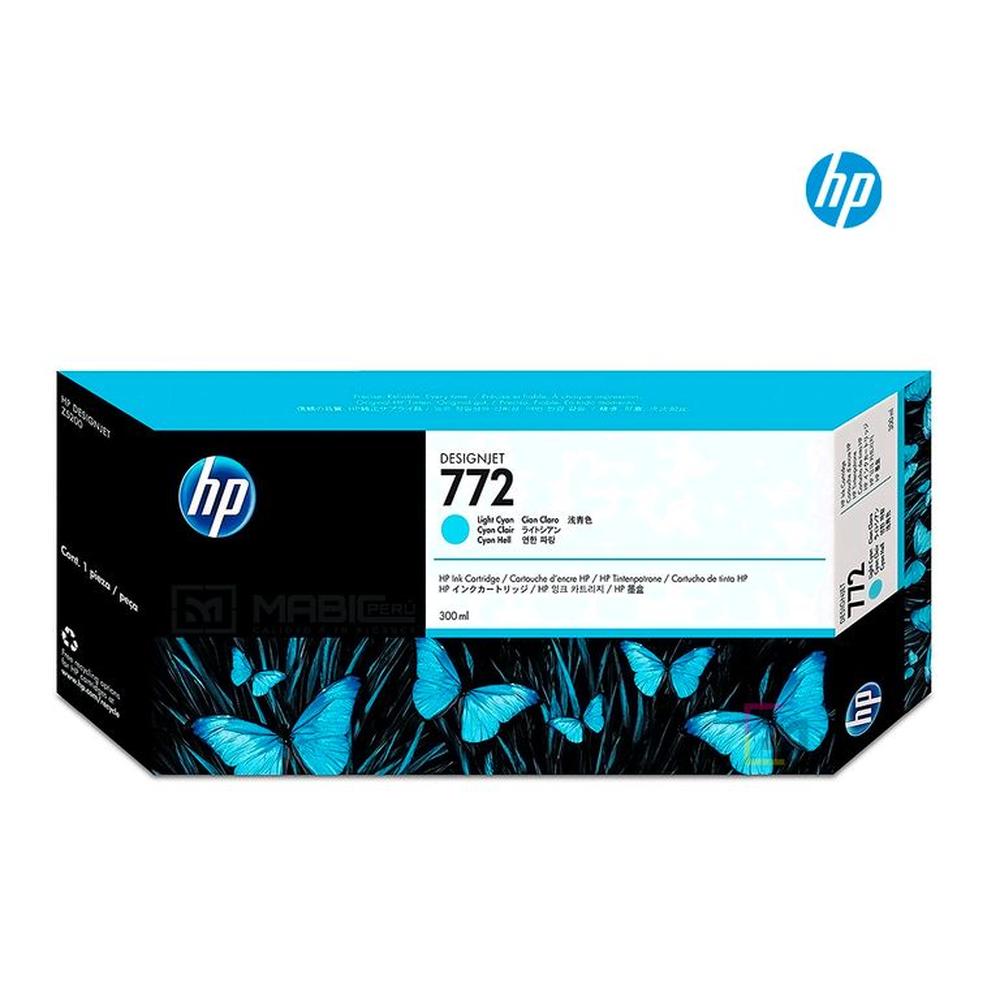 Cartucho de Tinta HP 772 Cian Claro CN632A Original