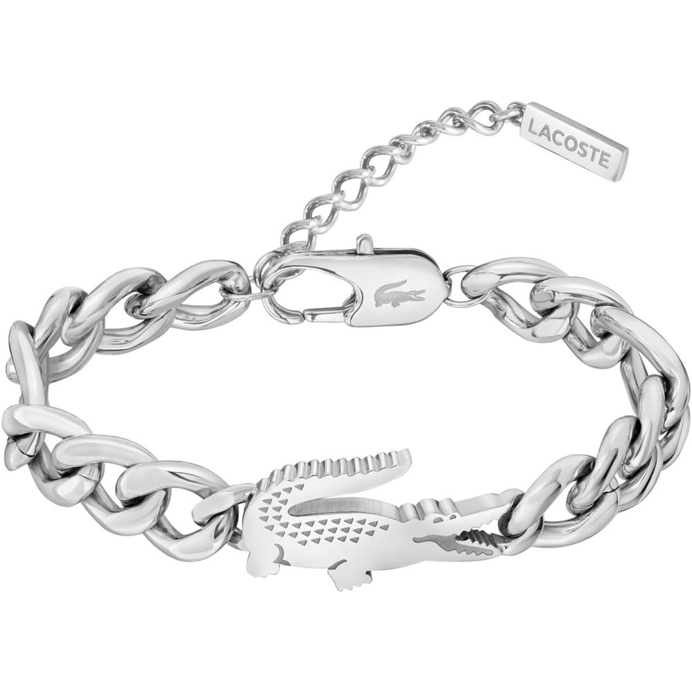 PULSERA DE CADENA LACOSTE UNISEX | SILVER