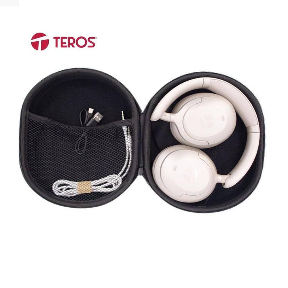 AUDÍFONO INALÁMBRICOS TEROS TE-8038NE USB-C NATURAL TITANIUM