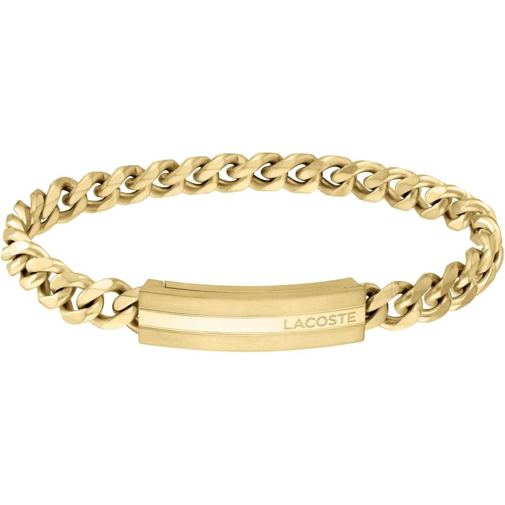 PULSERA LACOSTE ADVENTURER HOMBRE | GOLD