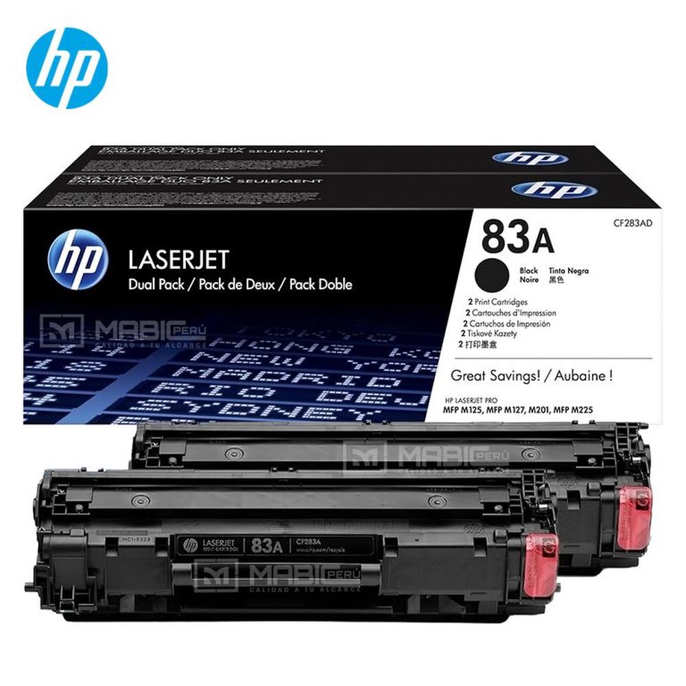 TONER HP 83AD NEGRO CF283AD LJ M127F M201 M225DW ORIGINAL