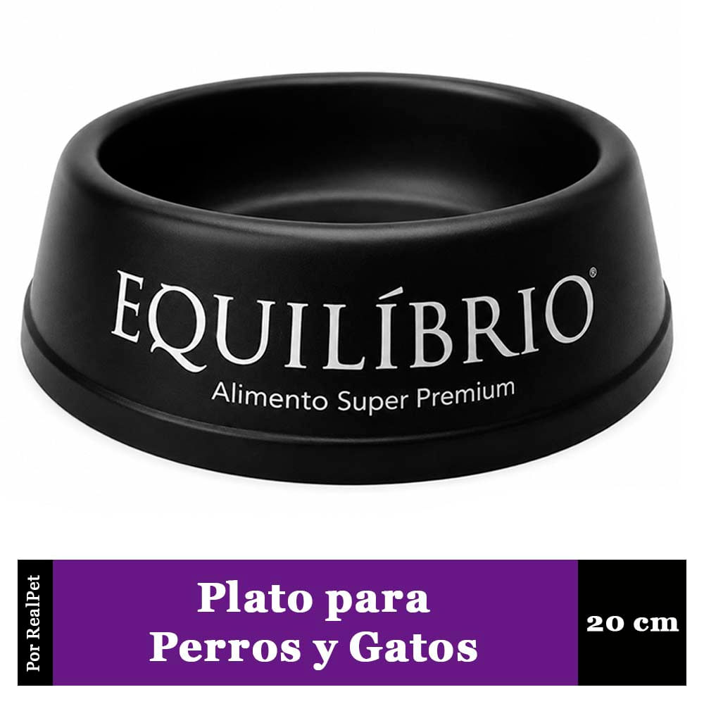 Plato para Comida de Perro y Gato Equilibrio