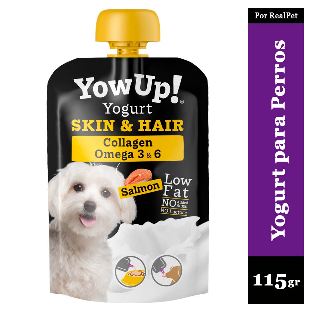 Yogurt para Perro Yowup Skin Hair Salmón 115 gr