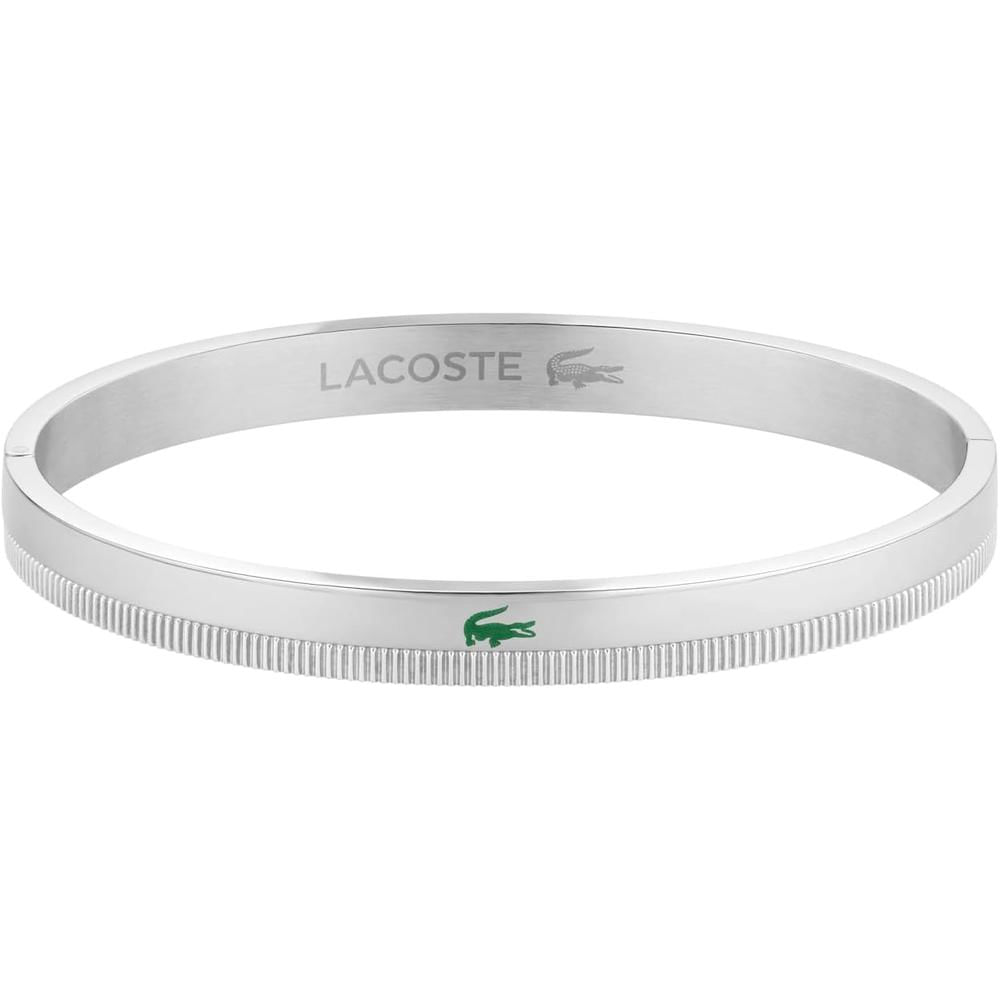 PULSERA RÍGIDA LACOSTE MUJER | SILVER