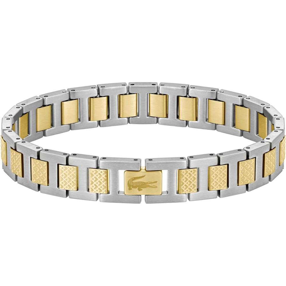 PULSERA LACOSTE METROPOLE ESLABONES H UNISEX | DORADO