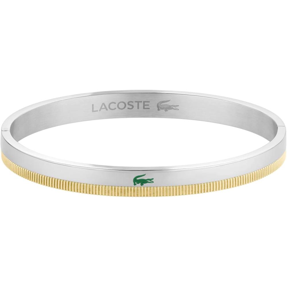 PULSERA RÍGIDA LACOSTE MUJER | GOLD