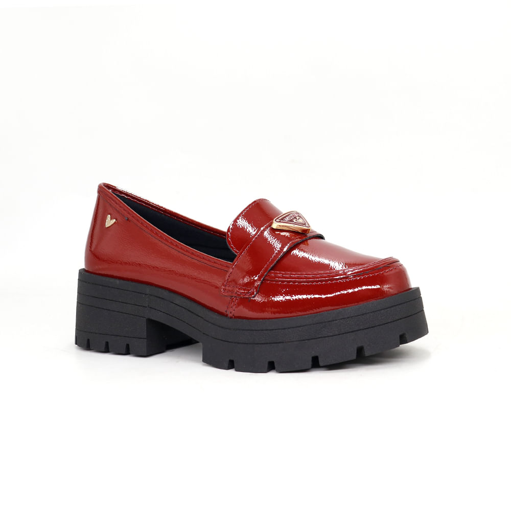 Mocasines Casuales Para Mujer 261080-082Q1 Rojo 36