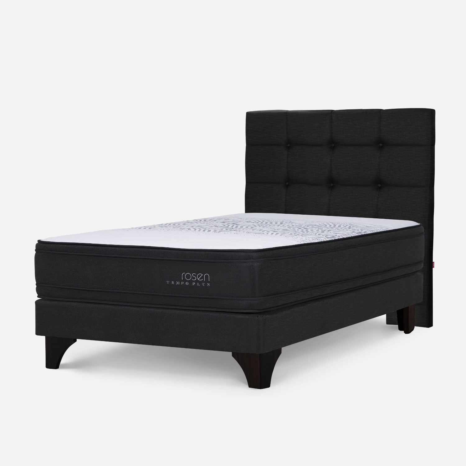 Dormitorio Europeo Tempo Plus 2 Plazas Issey Grafito