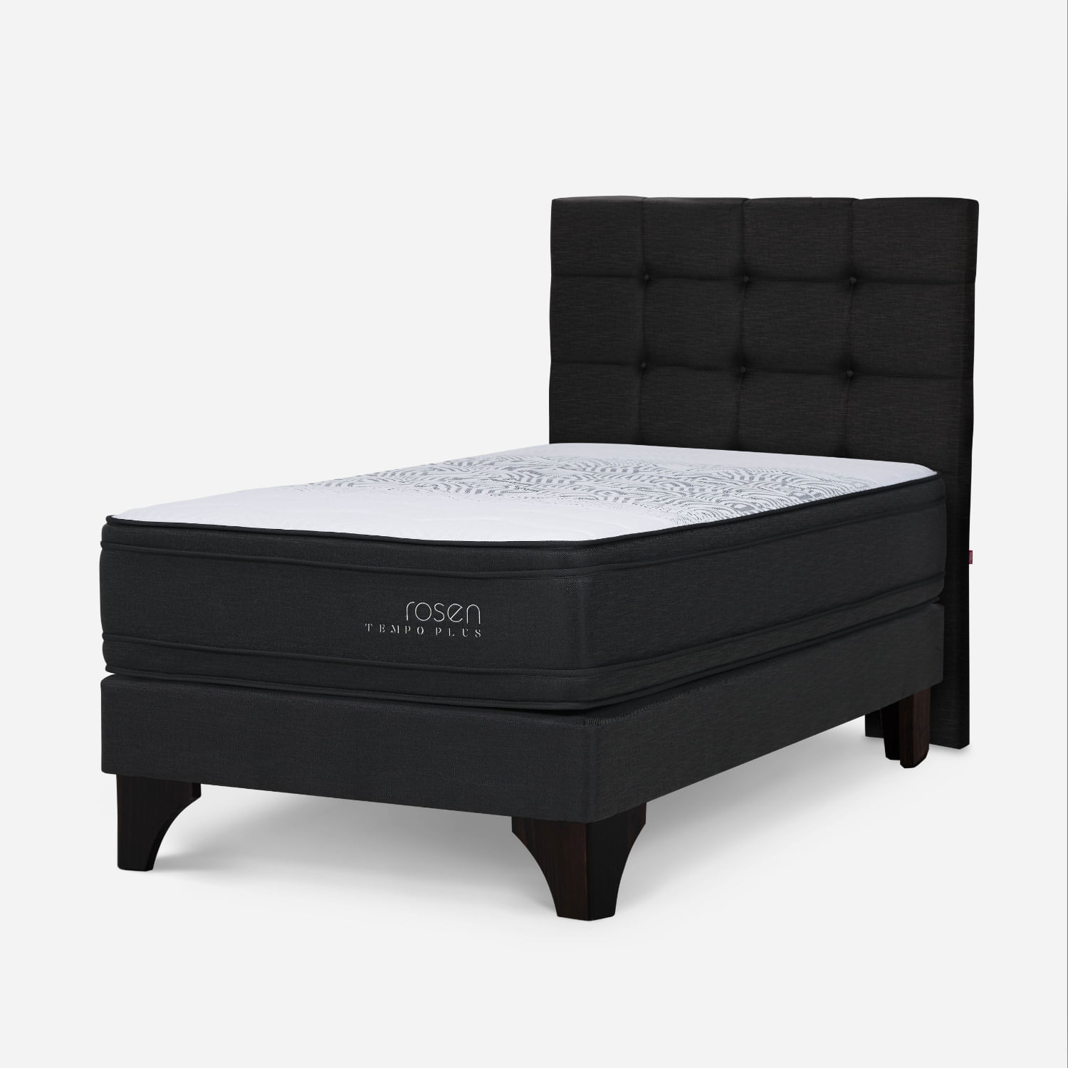 Dormitorio Europeo Tempo Plus 1.5 Plazas Issey Grafito