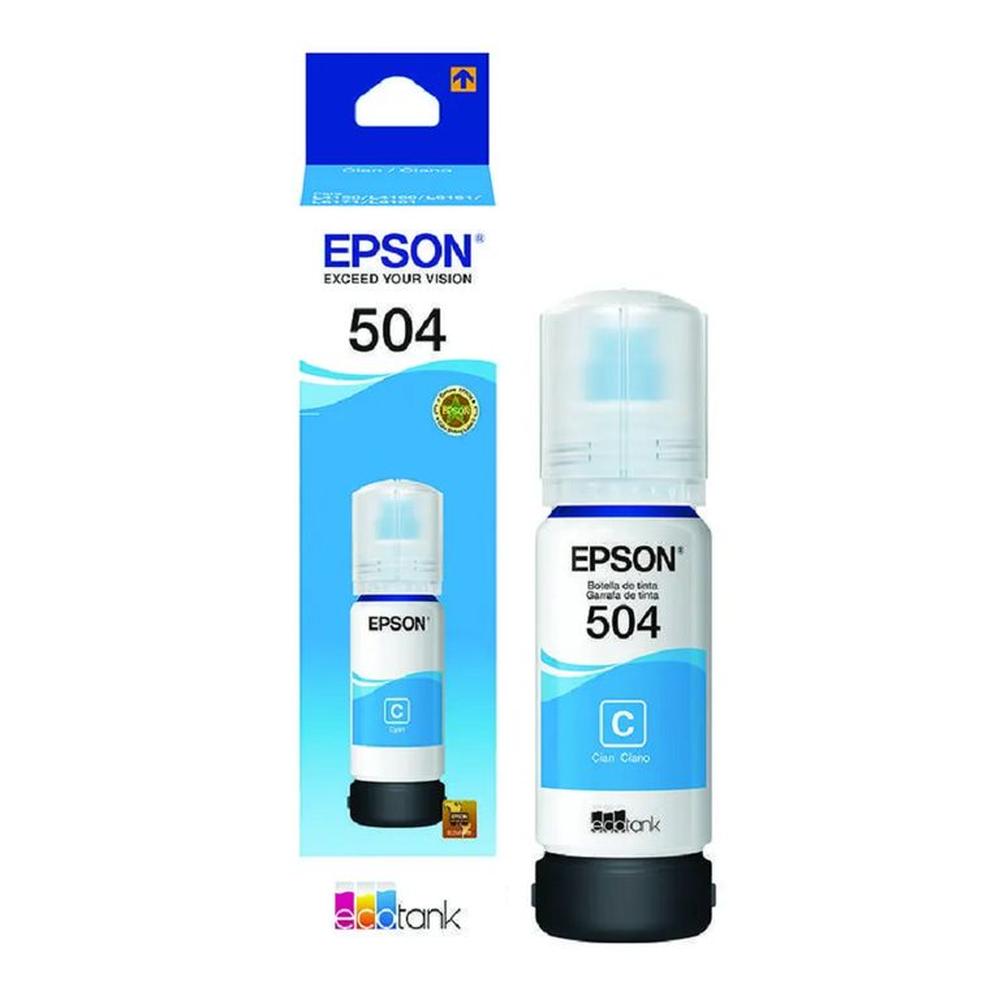 Tinta Epson T504 Cian T504220 - 70ml