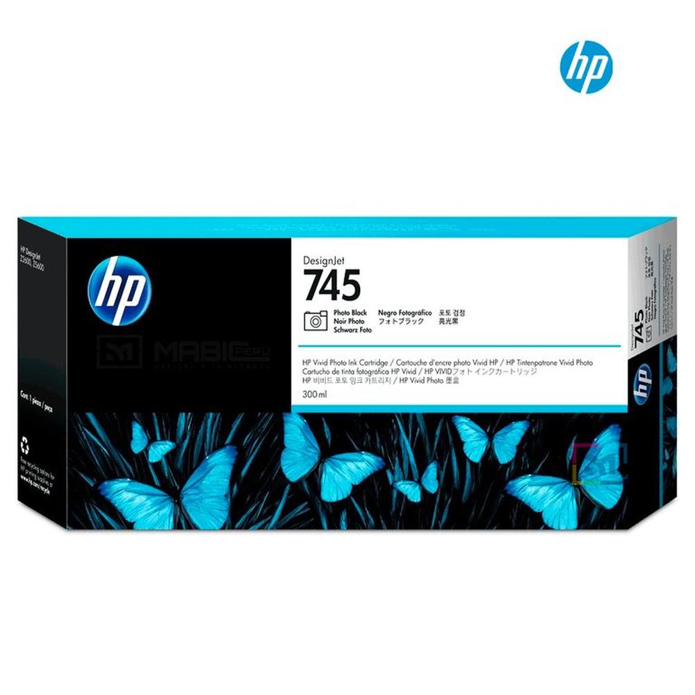 Cartucho de Tinta HP 745 Negro Fotográfico F9K04A Original
