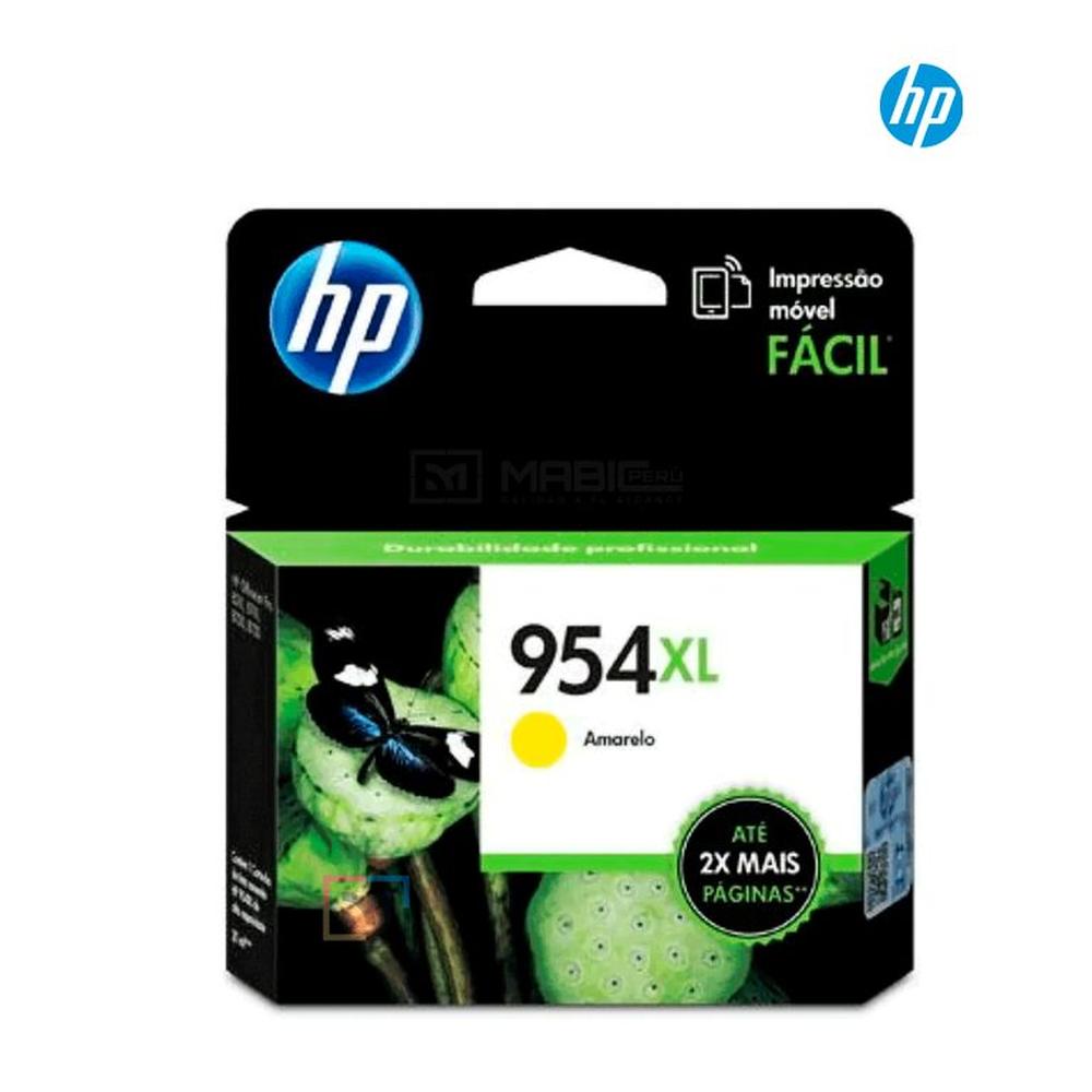 Cartucho de Tinta HP 954XL Amarillo L0S68AL Original