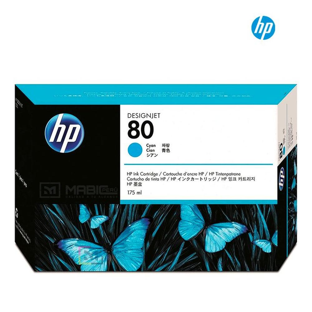 Cartucho de Tinta HP 80 Cian C4872A Original