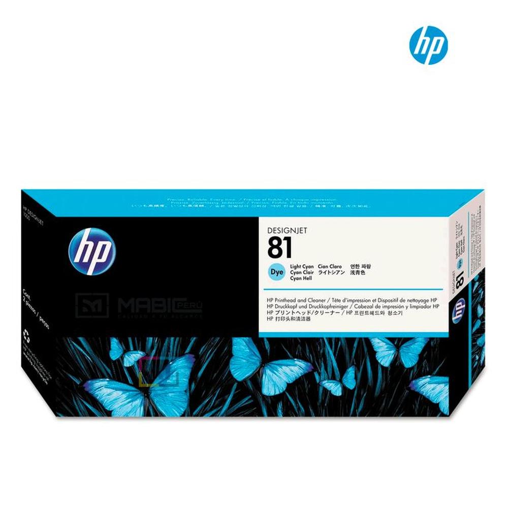 Cartucho de Tinta HP 81 Cian claro C4934A Original