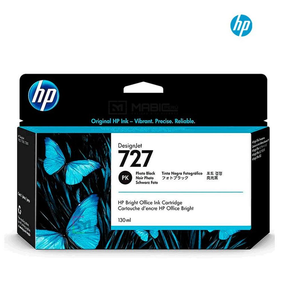 Cartucho de Tinta HP 727 Negro Fotográfico B3P23A Original
