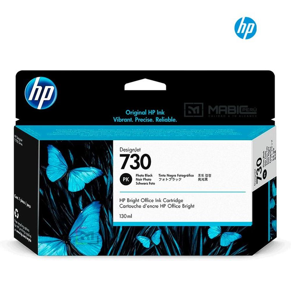 Cartucho de Tinta HP 730 Negro Fotografico P2V67A Original
