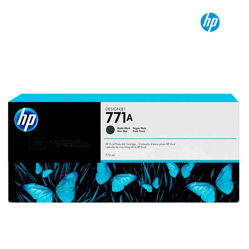 Cartucho de Tinta HP 771A Negro Mate B6Y15A Original