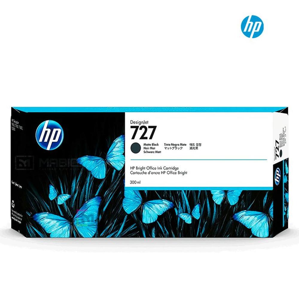 Cartucho de Tinta HP 727 Negro Mate C1Q12A 300ml Original