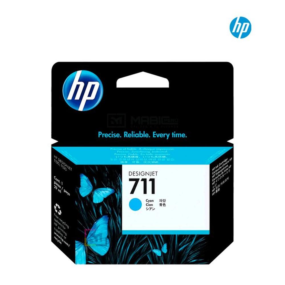 Cartucho de Tinta HP 711 Cian CZ130A Original - 29ml