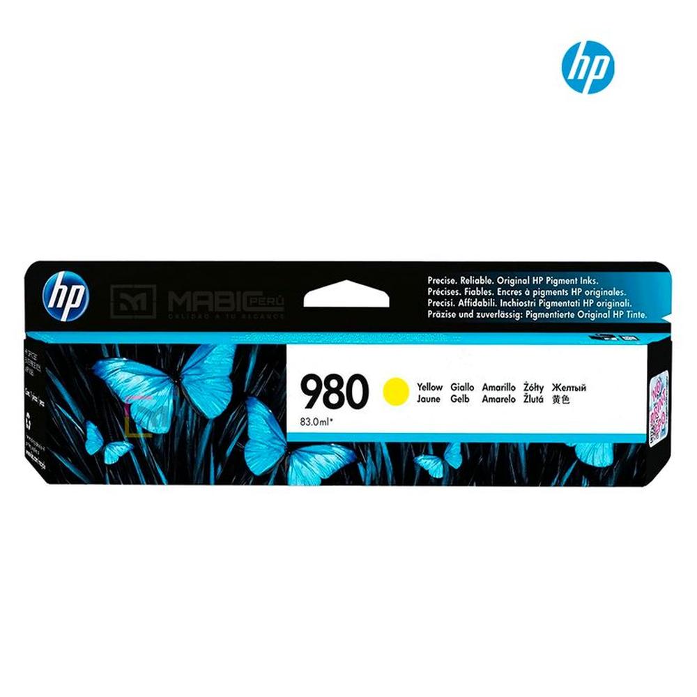 Cartucho de Tinta HP 980 Amarillo D8J09A Original