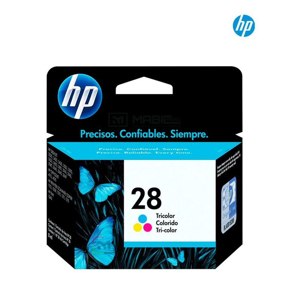 Cartucho de Tinta HP 28 Tricolor C8728AL Original