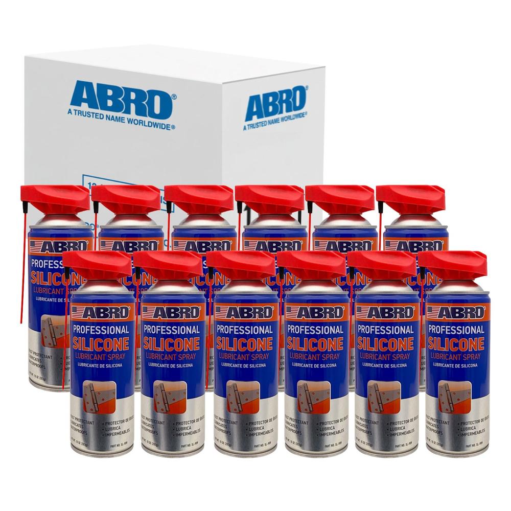ABRO Silicona en Spray SL-909 -10 oz - Caja x 12