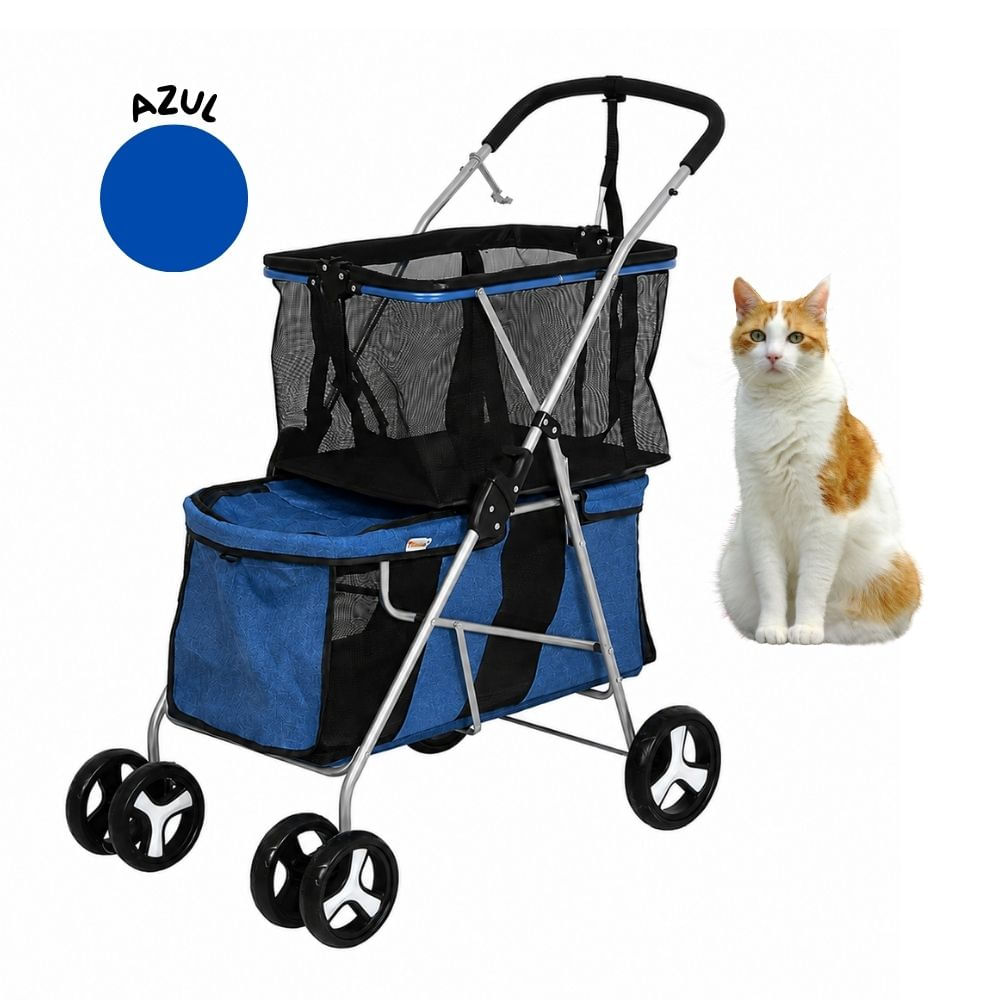 Coche DOS NIVELES Multiusos para Mascota 25kl