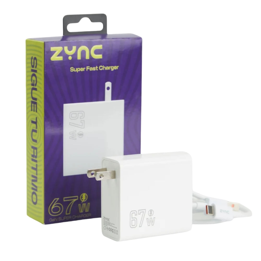 Cargador de Pared ZYN-TQ04 67W Turbo