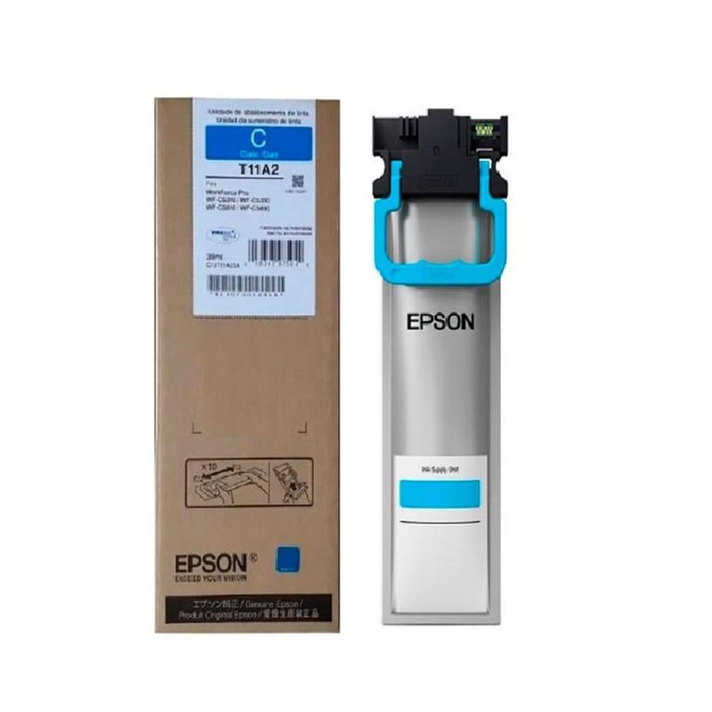 Tinta Epson T11A2 Cian T11A220 WF C5810 C5890 C5891 - 39ml