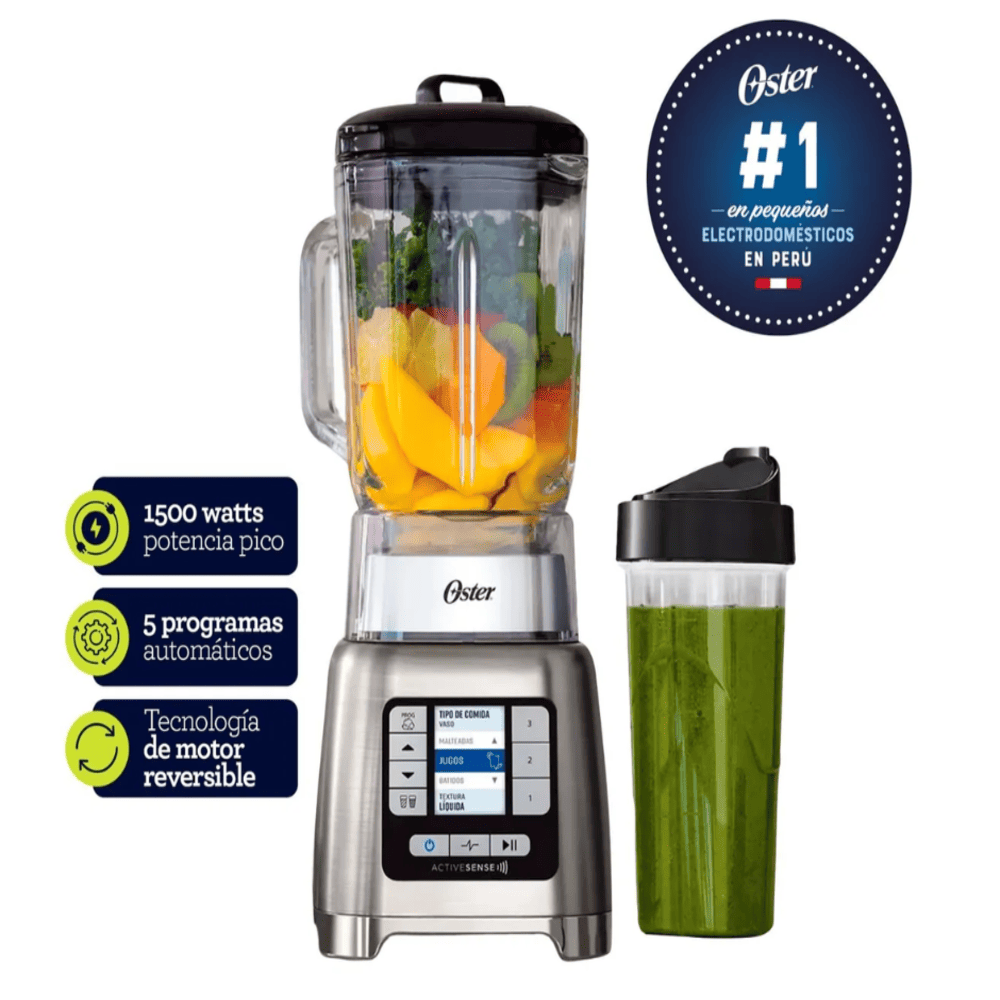Licuadora Oster ActiveSense BLSTTDG-NBG-053 2L con Vaso Blend NGo Gris