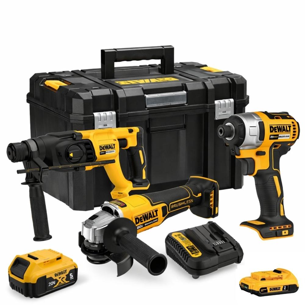 Rotomartillo SDS + Impacto 1/4"" + Esmeril 4 1/2"" Dewalt