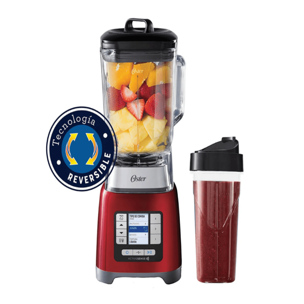 Licuadora Oster ActiveSense BLSTTDG-RBG-053 2L con Vaso Blend NGo Roja