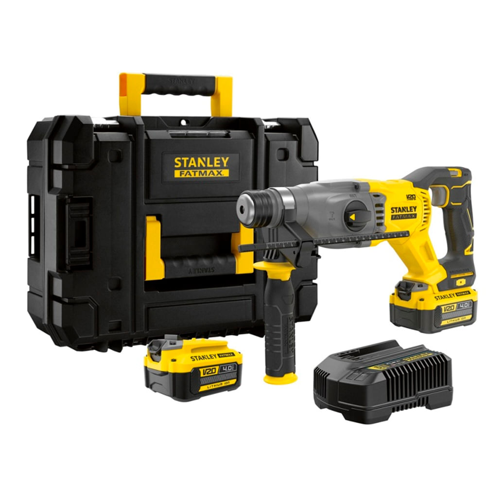 Rotomartillo Plus 20V Stanley Fatmax 2.0J + 2 Bat SBH900M2K