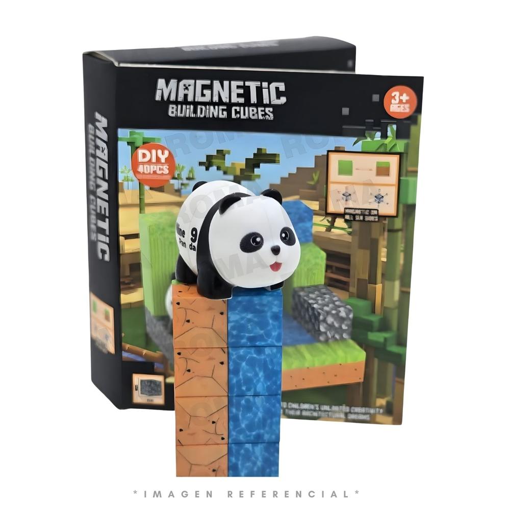 BLOQUES MAGNETICOS PANDA - JUEGO DIDÁCTICO