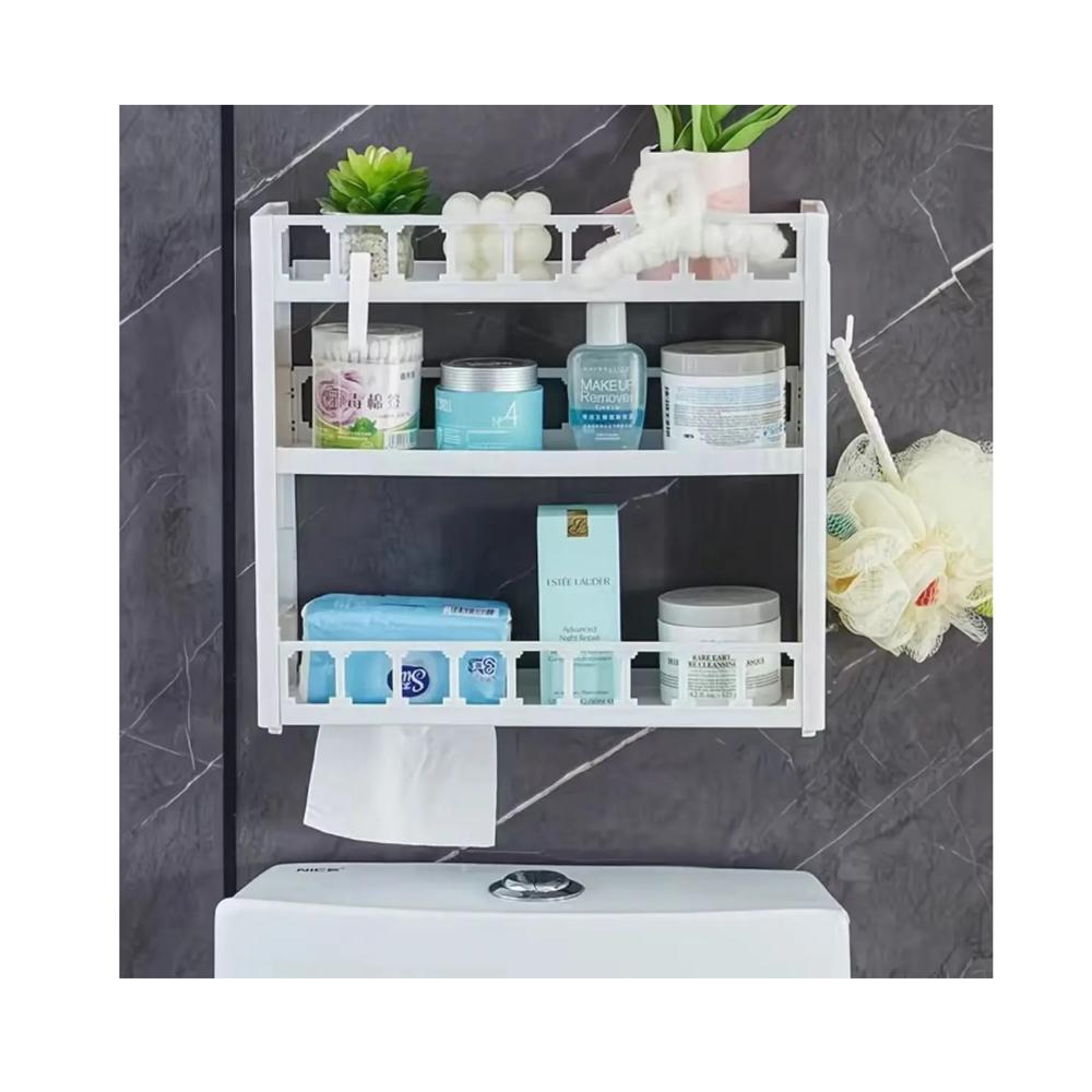 Organizador Compacto De Pared Para Baño Y Cocina