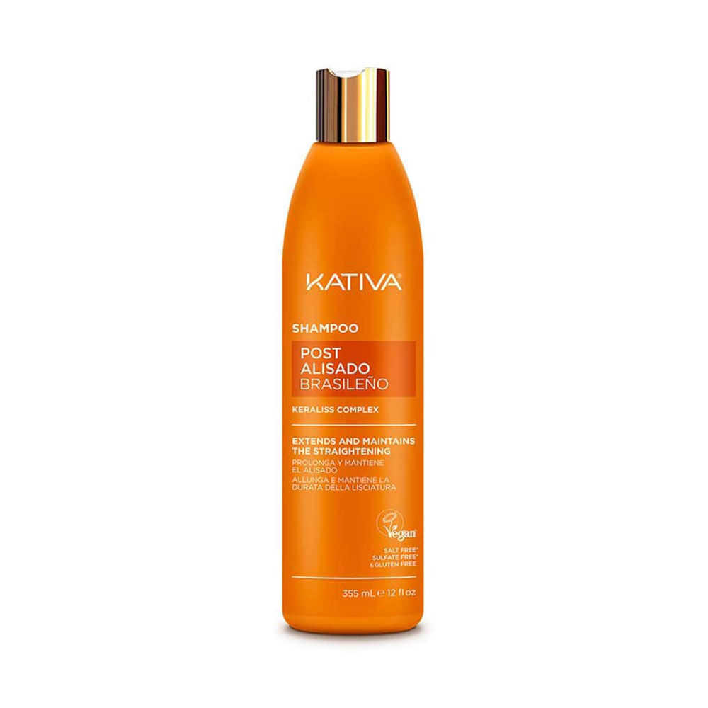 Shampoo Kativa Post Alisado Brasileño 355 ml
