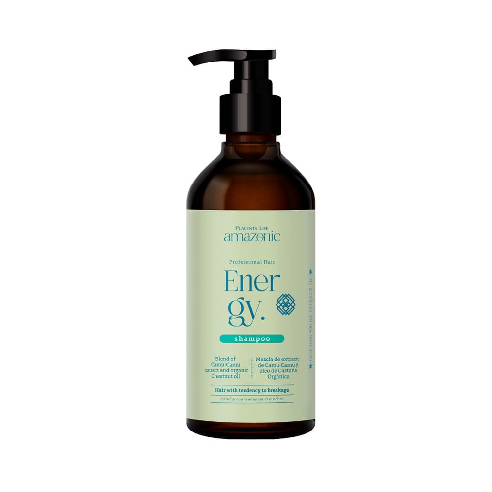 Shampoo Amazonic Energy 400 ml Energía y Vitalidad Capilar